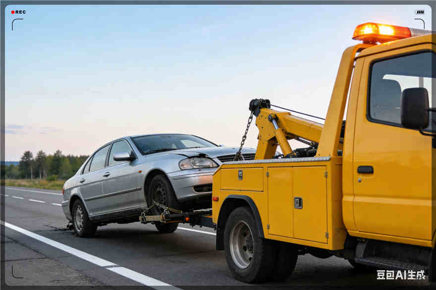 招远拖车救援电话【案例】